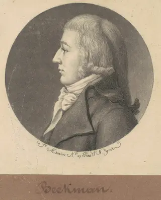 Gerard G. Beekman, Jr., by Charles B. J. Févret de Saint-Mémin, ink, 1797
