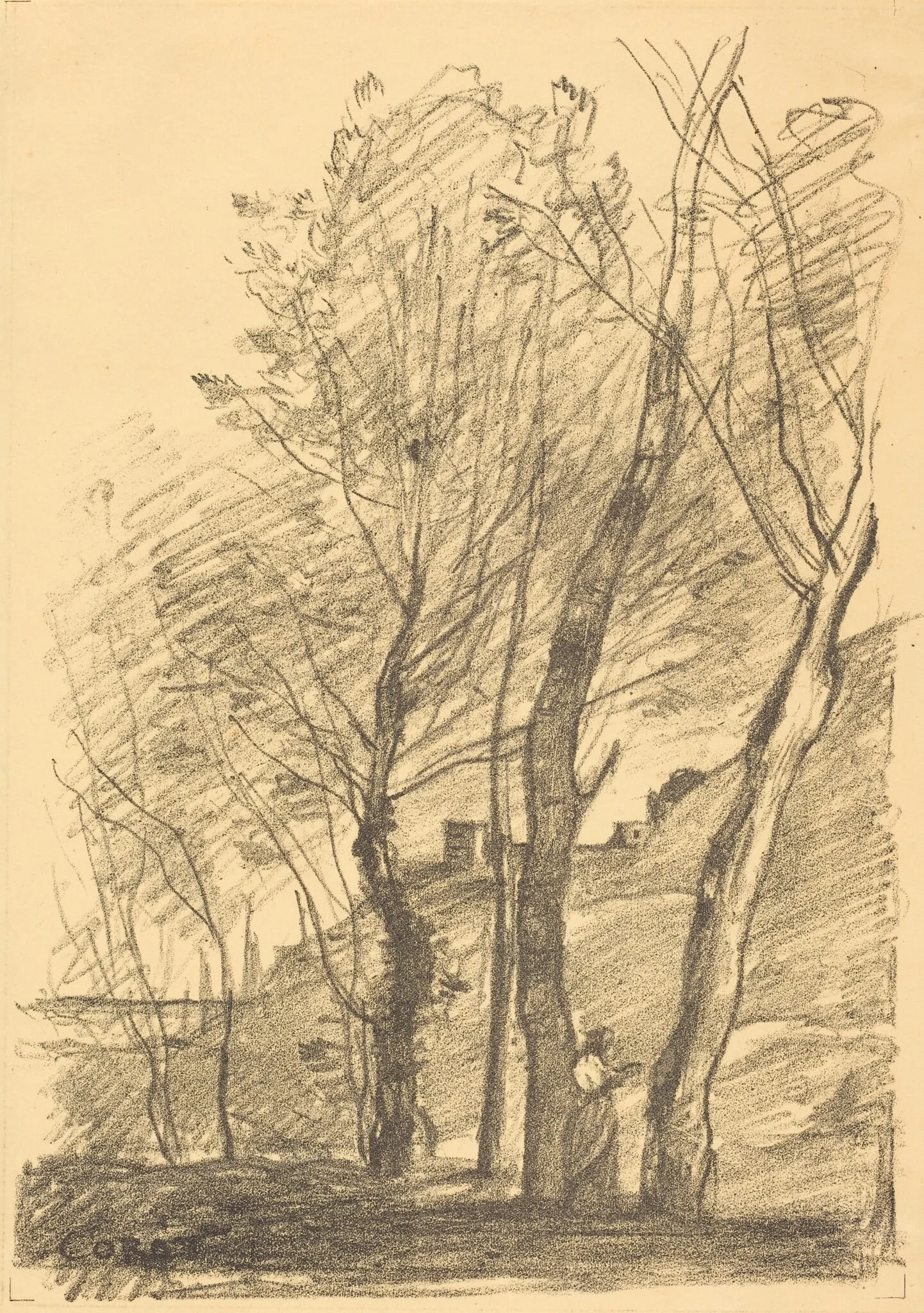 Reading Beneath the Trees (La Lecture sous les arbres), detail