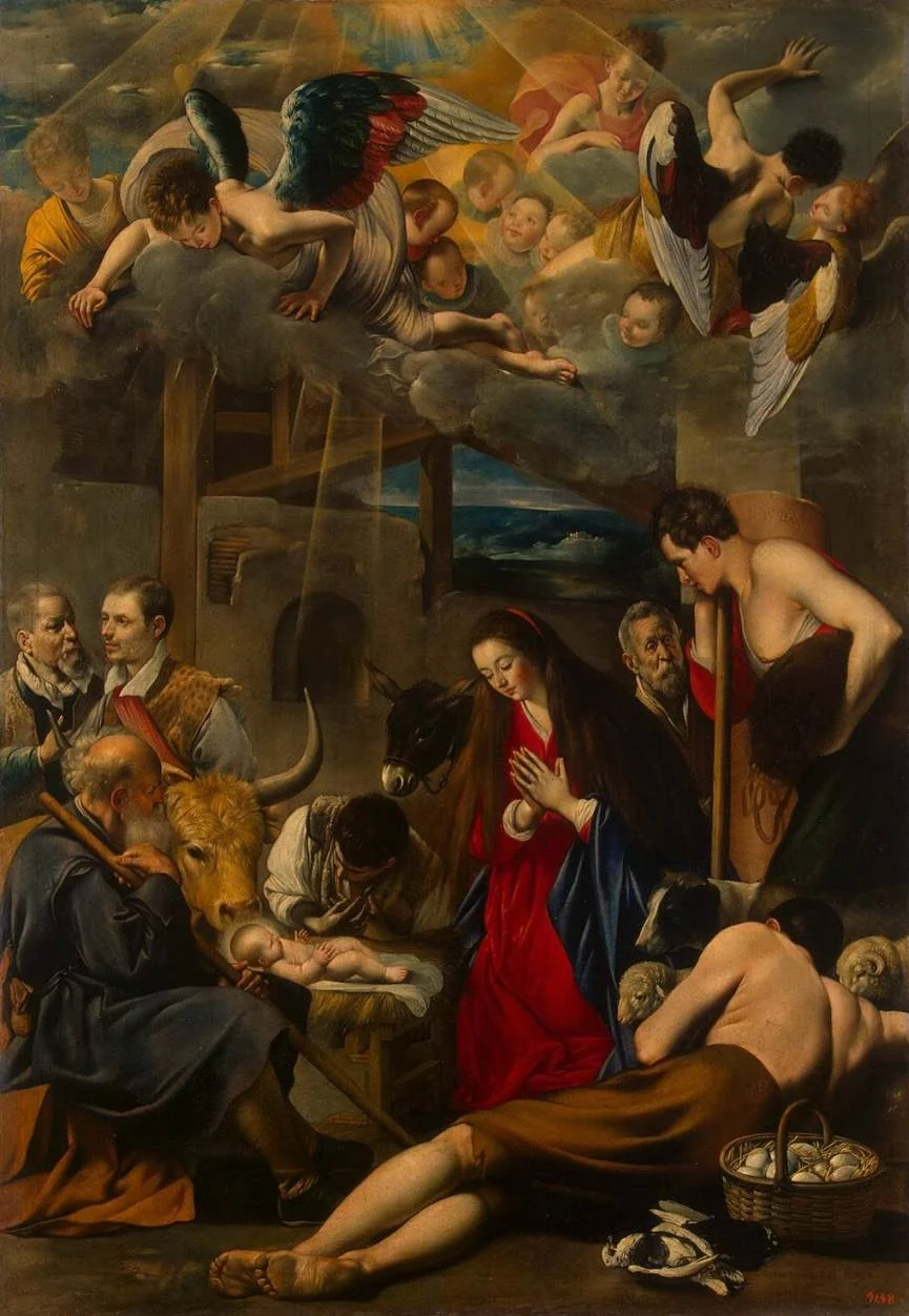 Adoration of the Shepherds, detail