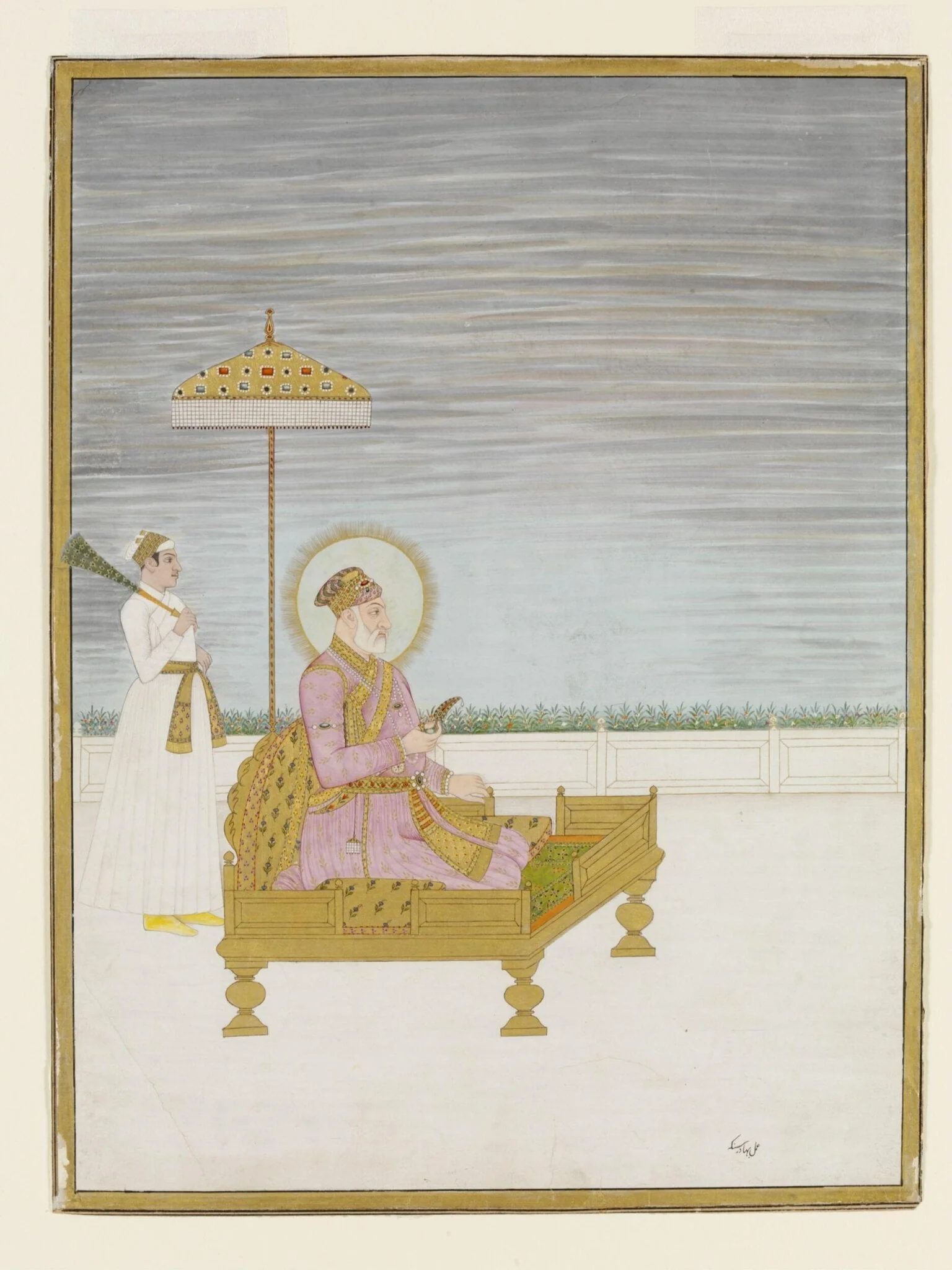 Aurangzeb, detail