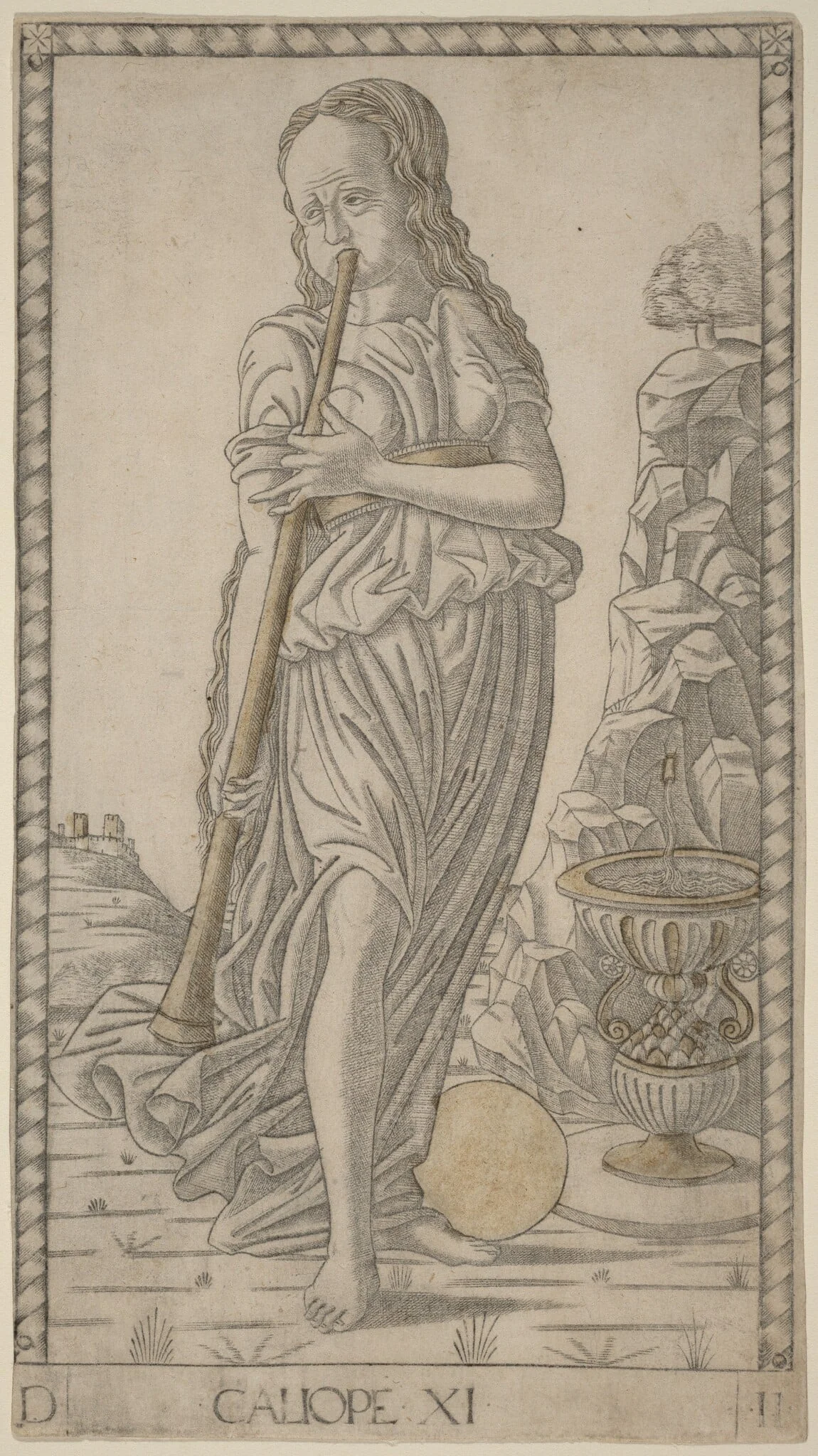 Caliope (Calliope), detail