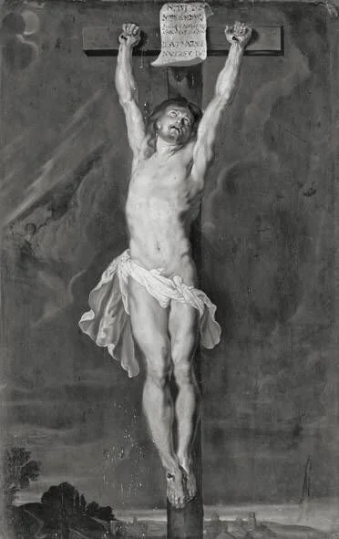 The crucifixion, detail