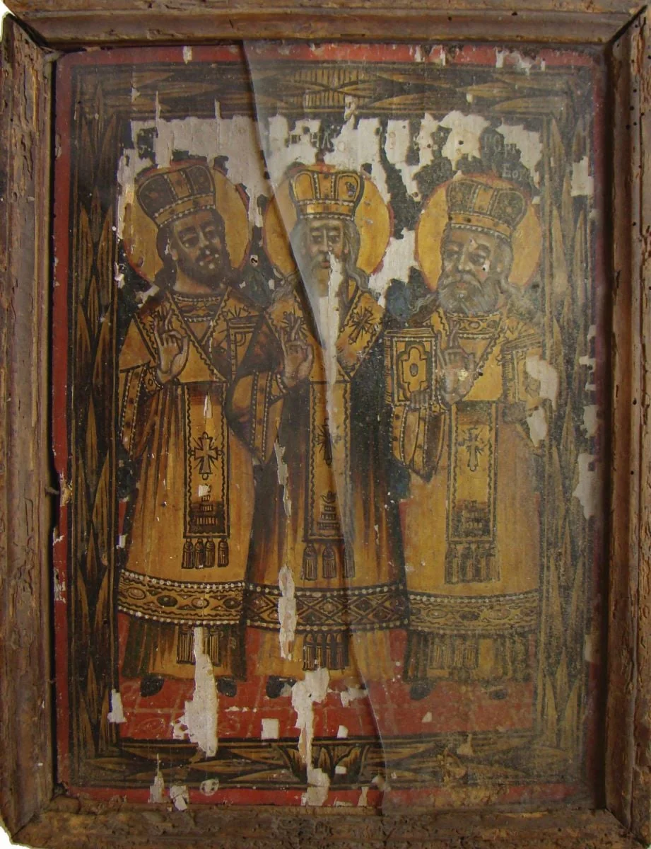 Sfinții trei ierarhi, detail