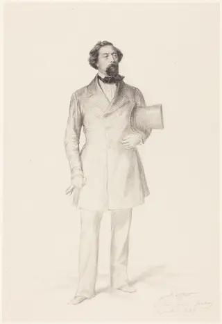 M. Pochez, by Auguste Raffet, ink, 1853