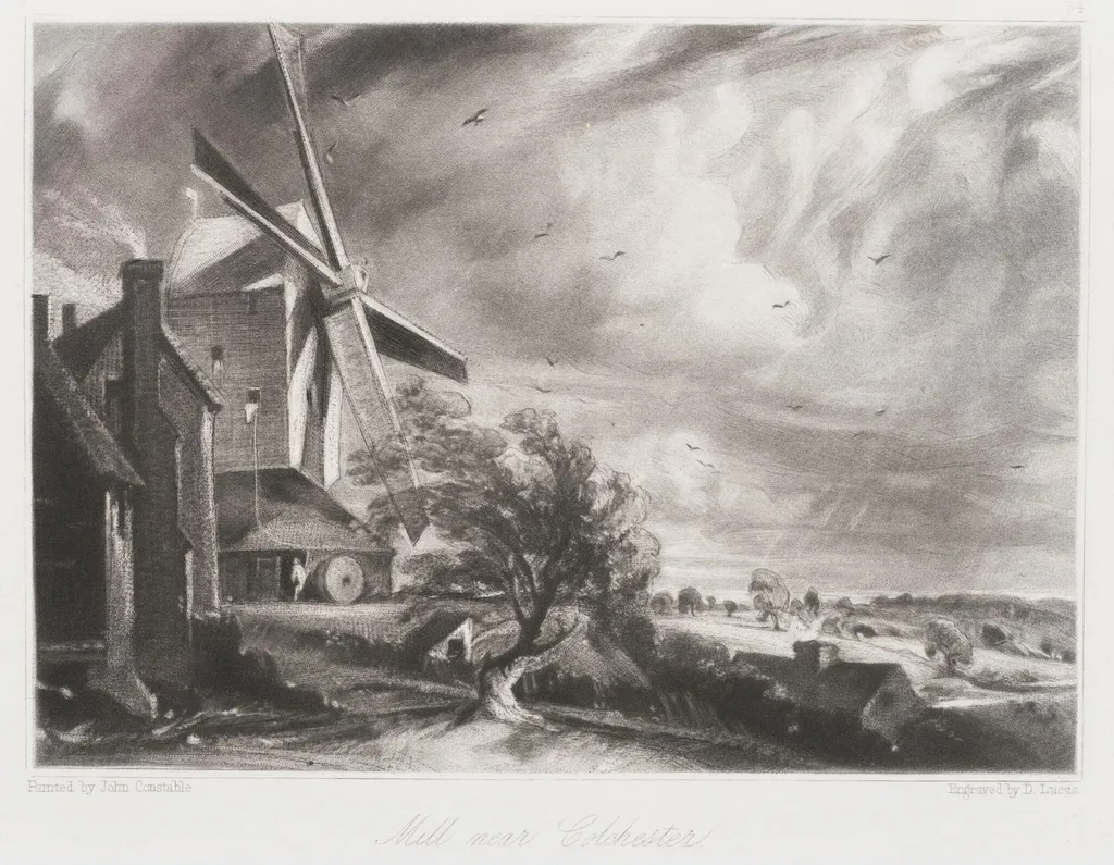 Mill near Colchester, by John Constable