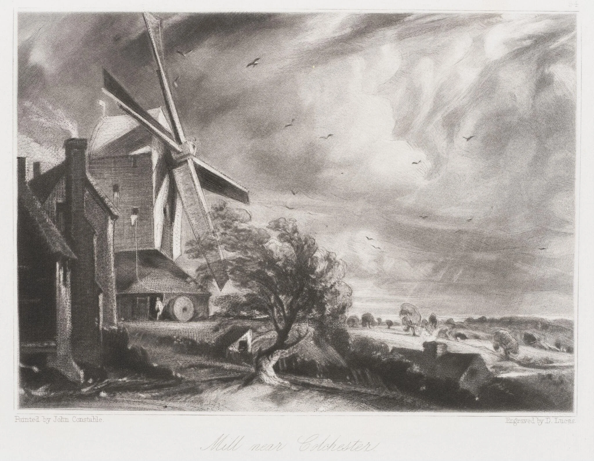 Mill near Colchester, detail