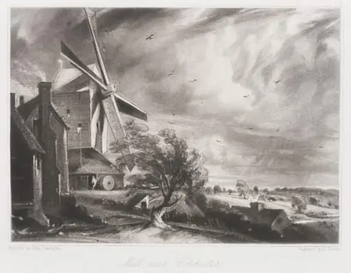Mill near Colchester, by John Constable