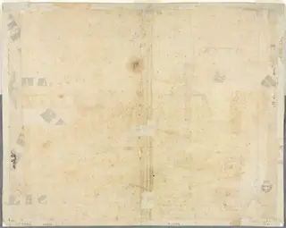 Sketches of Windows and Pilasters of the Attic Storey of the Collegio di Propaganda Fide (verso), by Lievin Cruyl, 1665