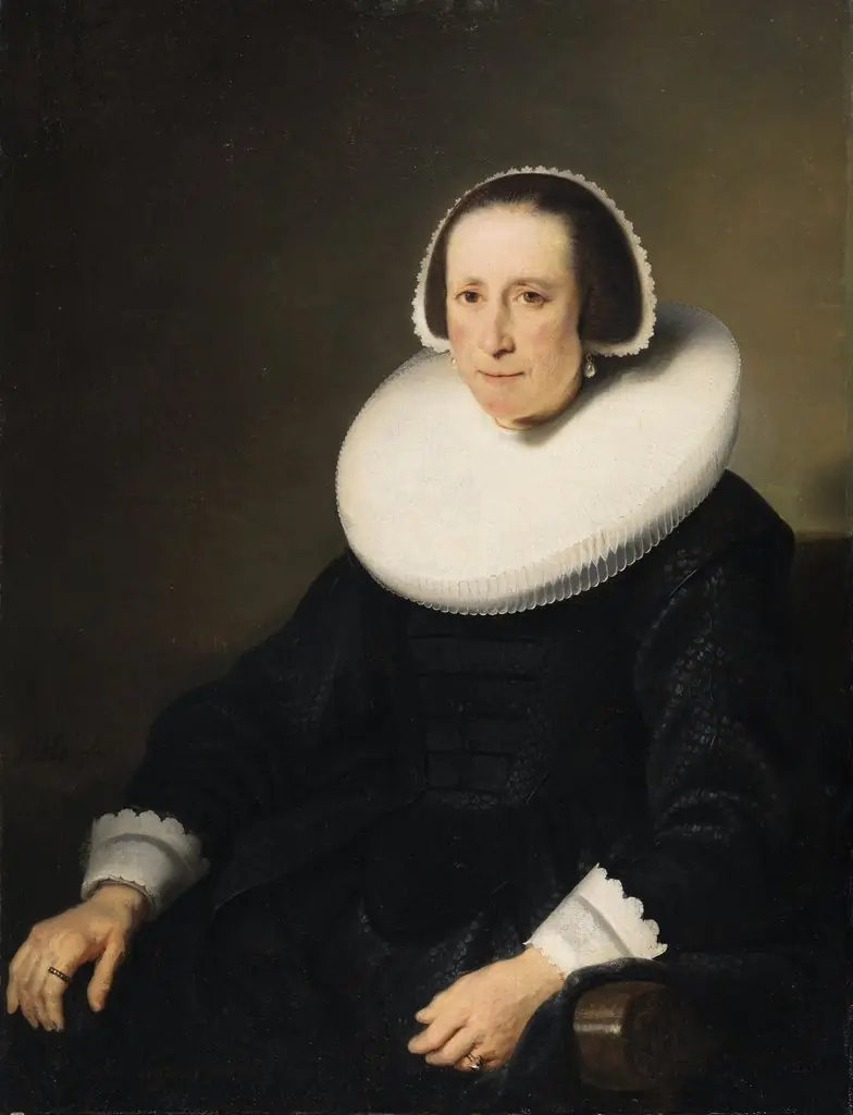 Portrait of a Lady, by Ferdinand Bol, oil, 1644