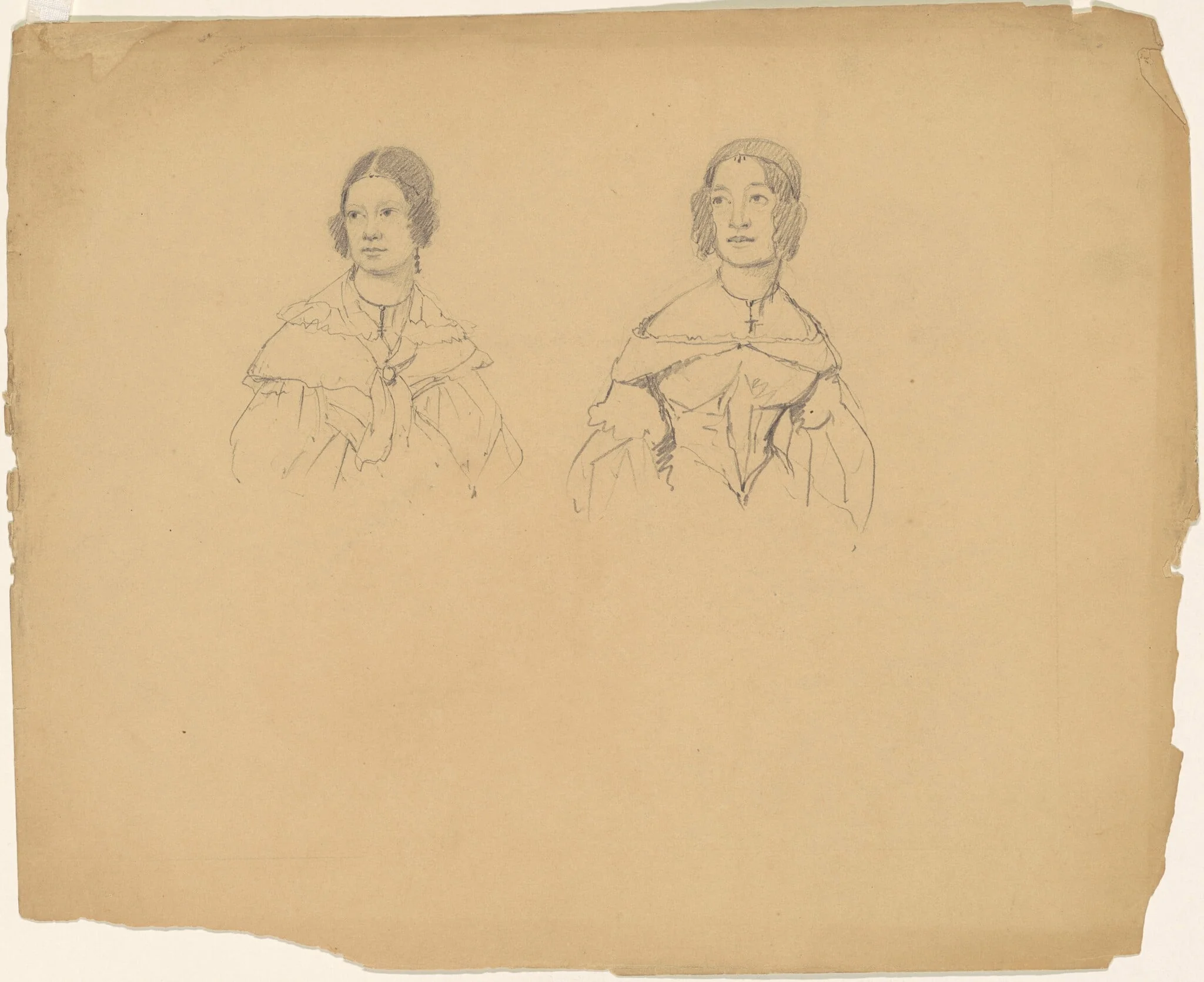 Two Women, detail