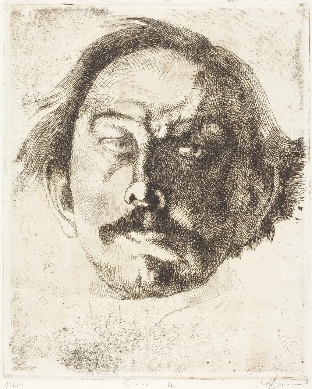 Jules Destrée, by Paul-Albert Besnard, ink, 1917