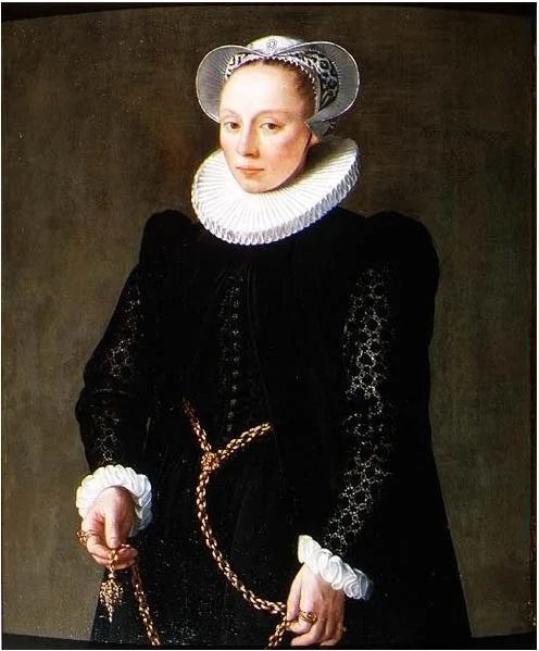 Portrait of a woman aged 24, detail