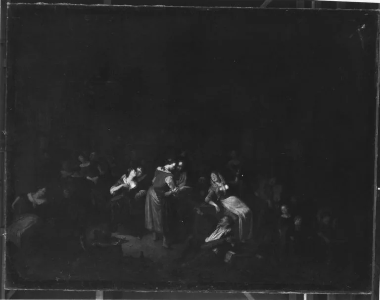 Lustige Gesellschaft, detail