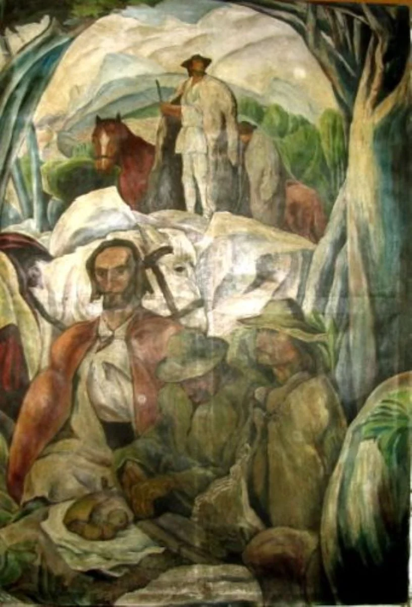 Străjerii, detail