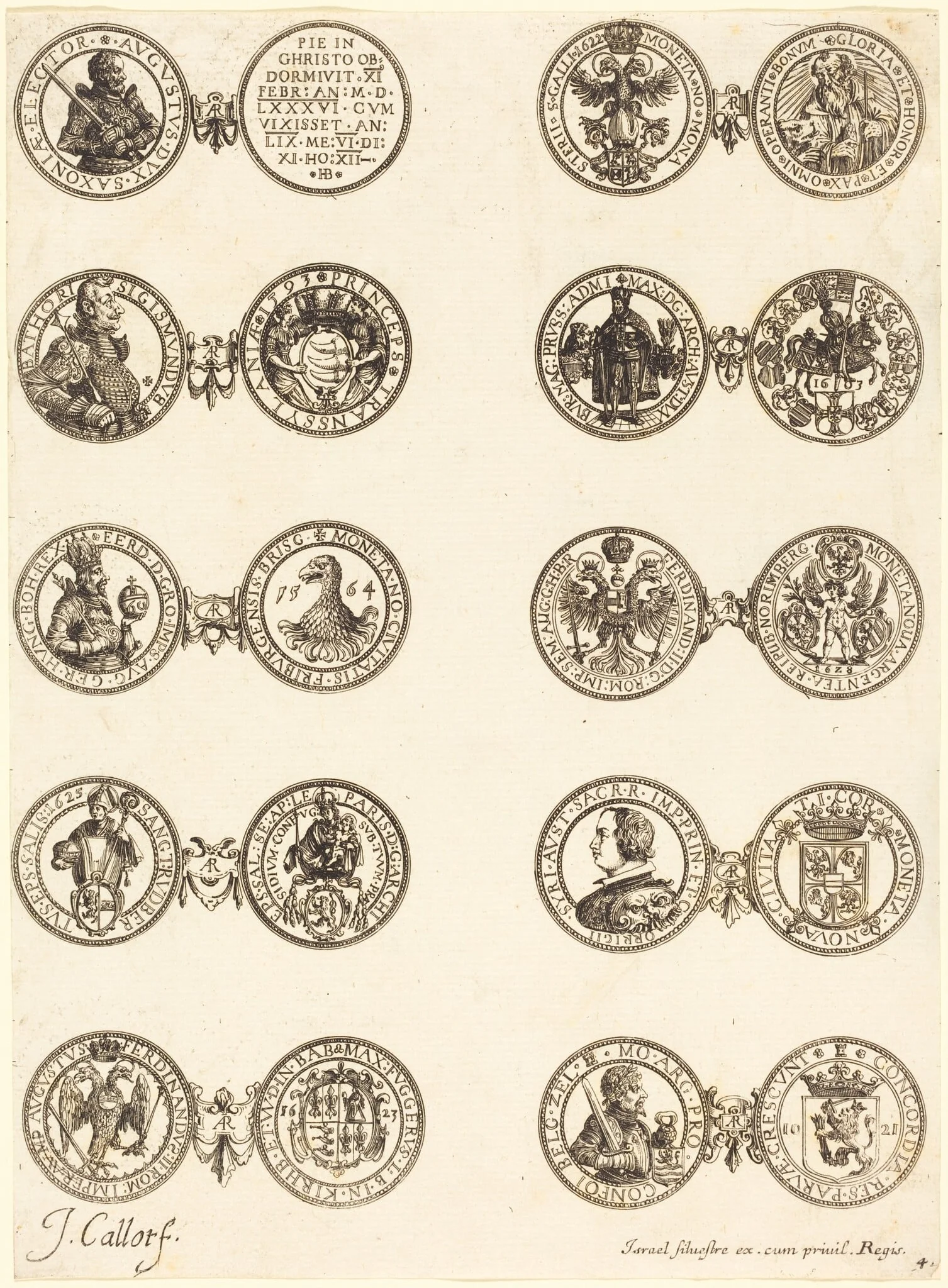 Coins [plate 4], detail