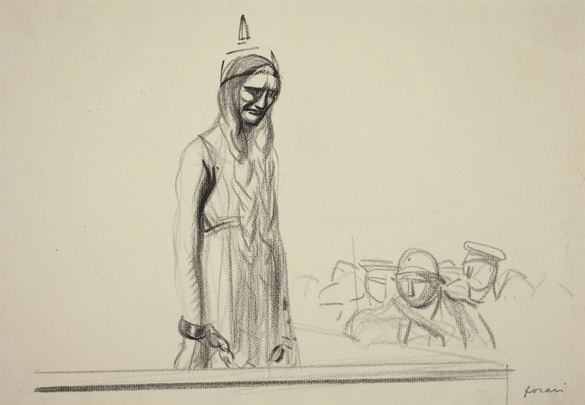 Germania before the Judges, detail