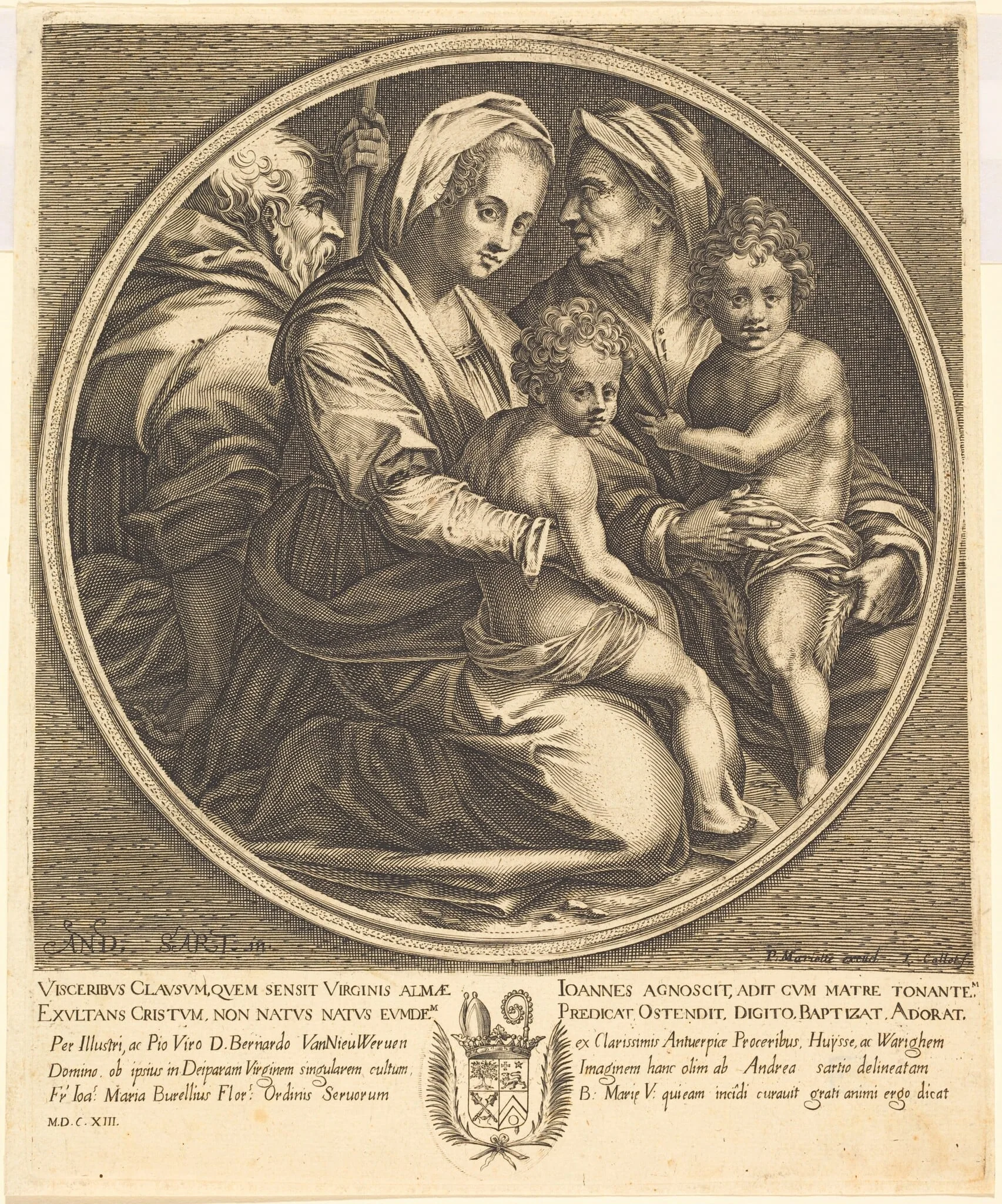 The Holy Family, detail