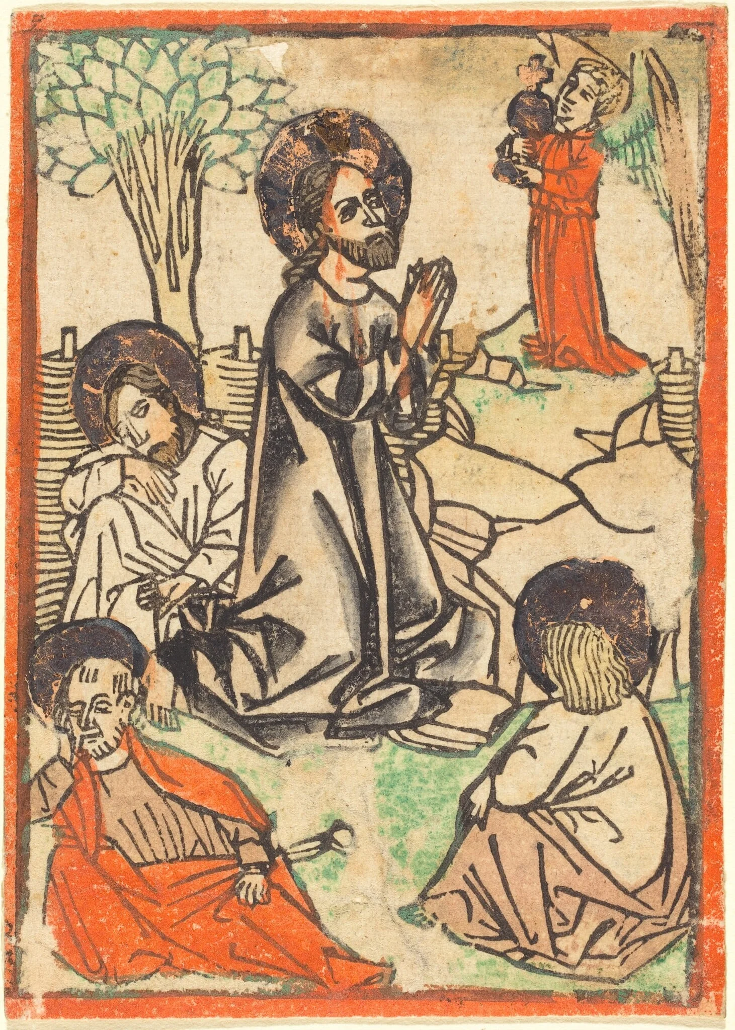 Christ on the Mount of Olives, detail