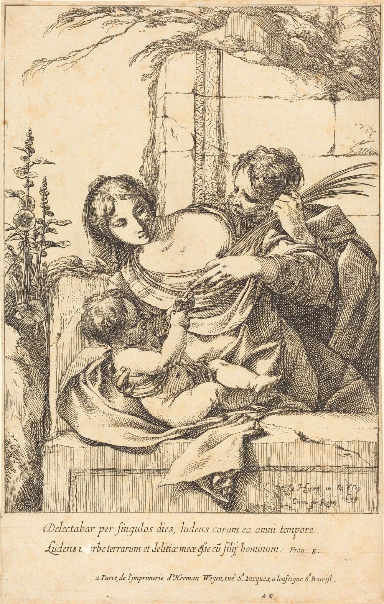 The Holy Family, detail