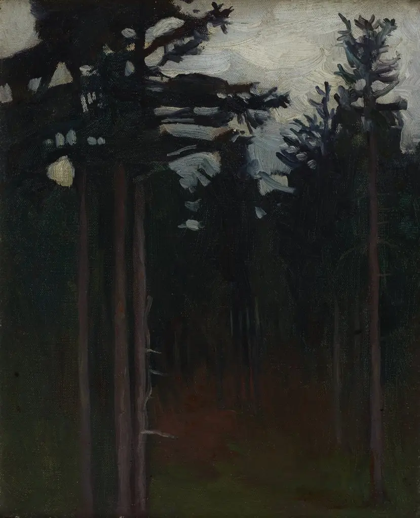 Inside the Forest, by Jan Stanisławski, unspecified, 1906