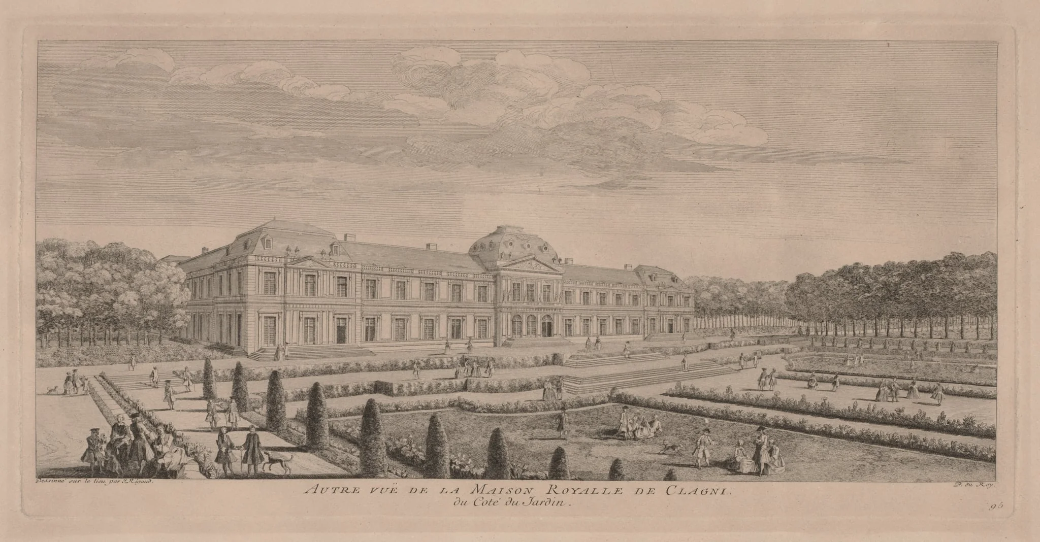 Royal Chateau at Clagny, detail