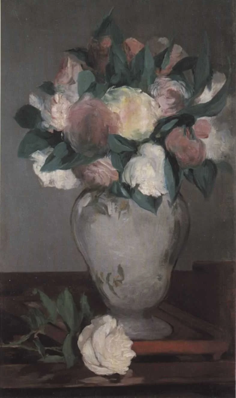 Peonies, detail