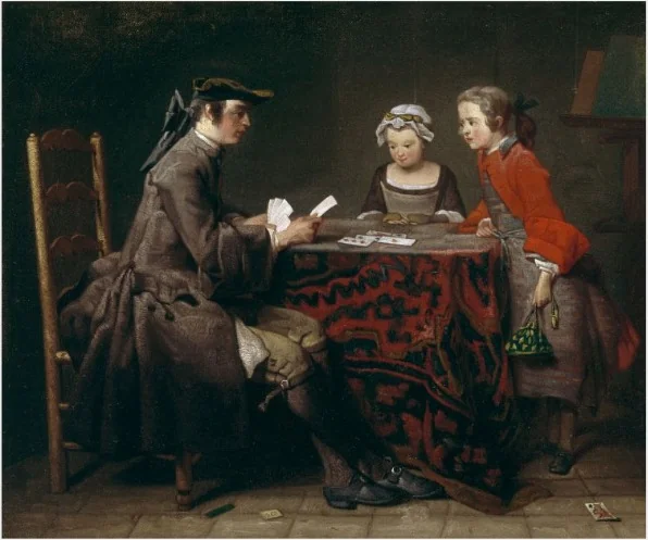 Les Tours de Cartes, detail