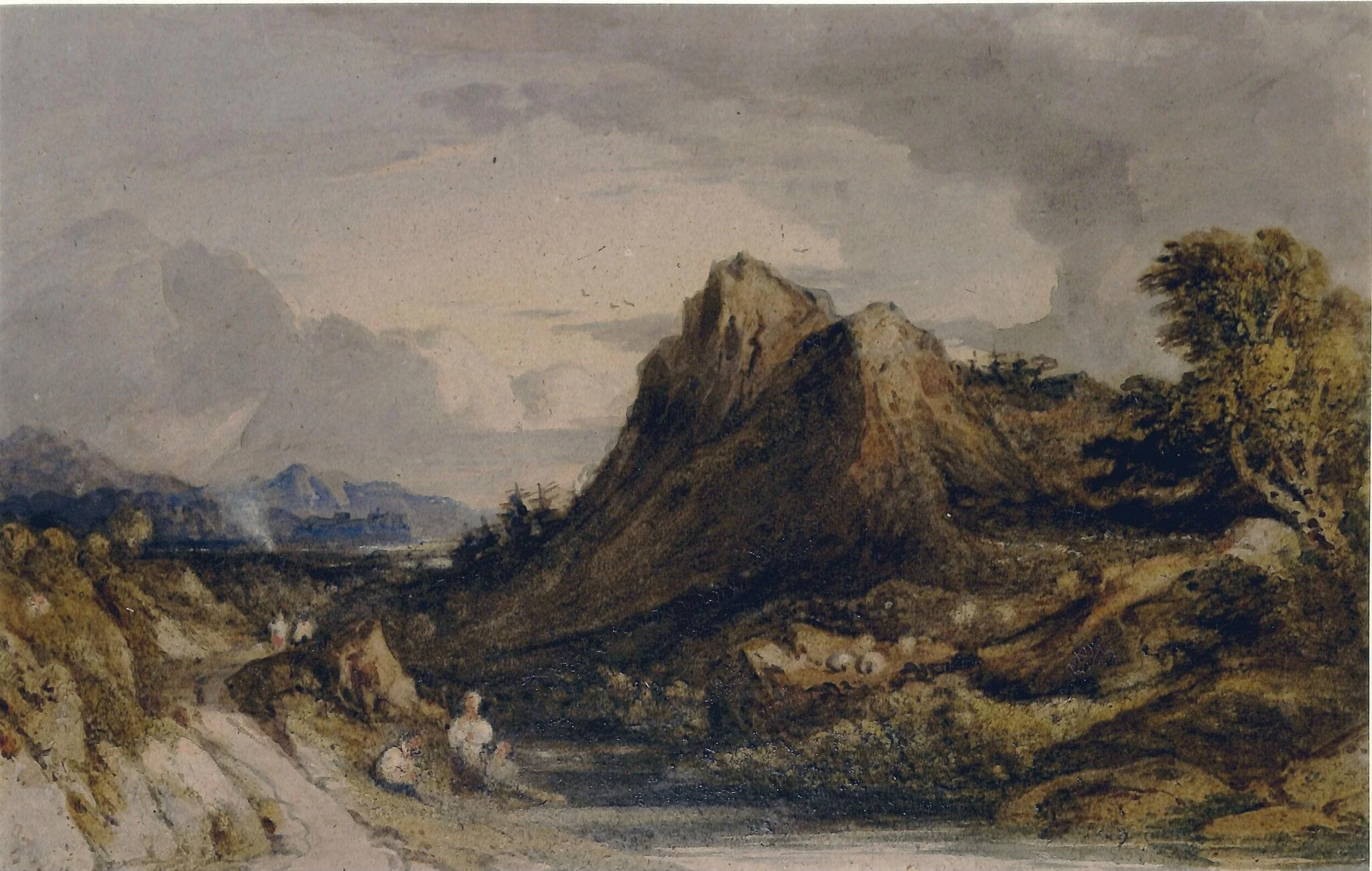 Mountain Scenery, detail