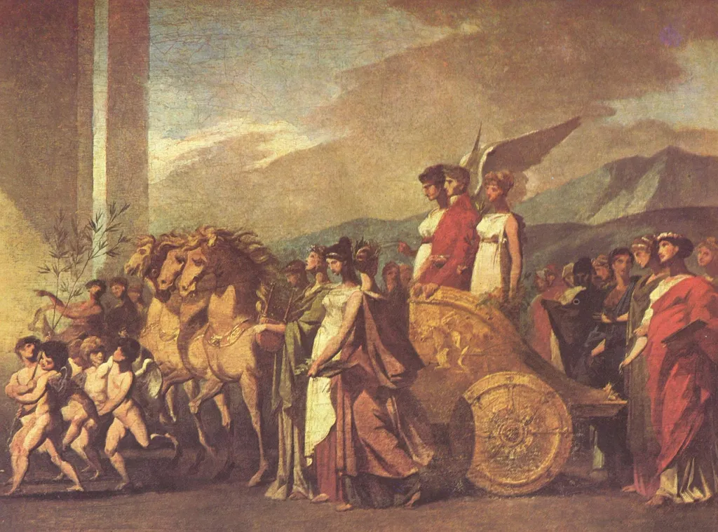 Le triomphe de Bonaparte ou la Paix, by Pierre Paul Prud'hon, oil, 1801