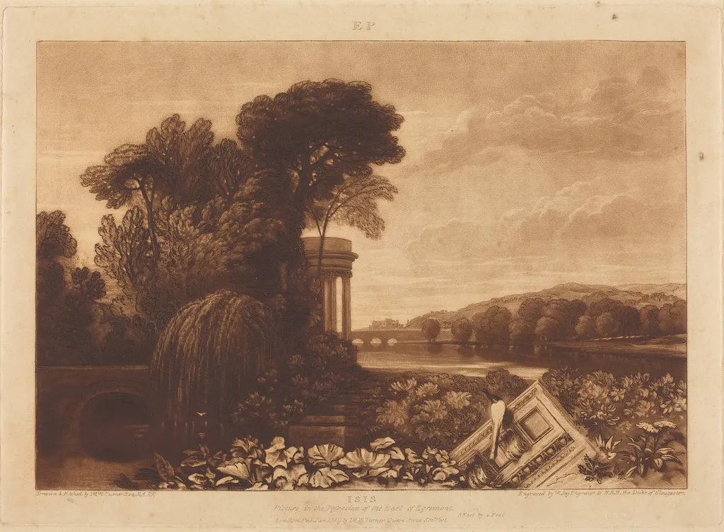 Isis, by William Say, ink, 1819