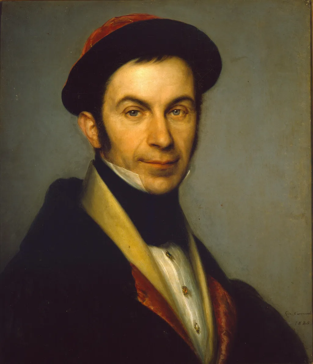 Portrait of Count Guglielmo Lochis, by Giovanni Carnovali, oil, 1835