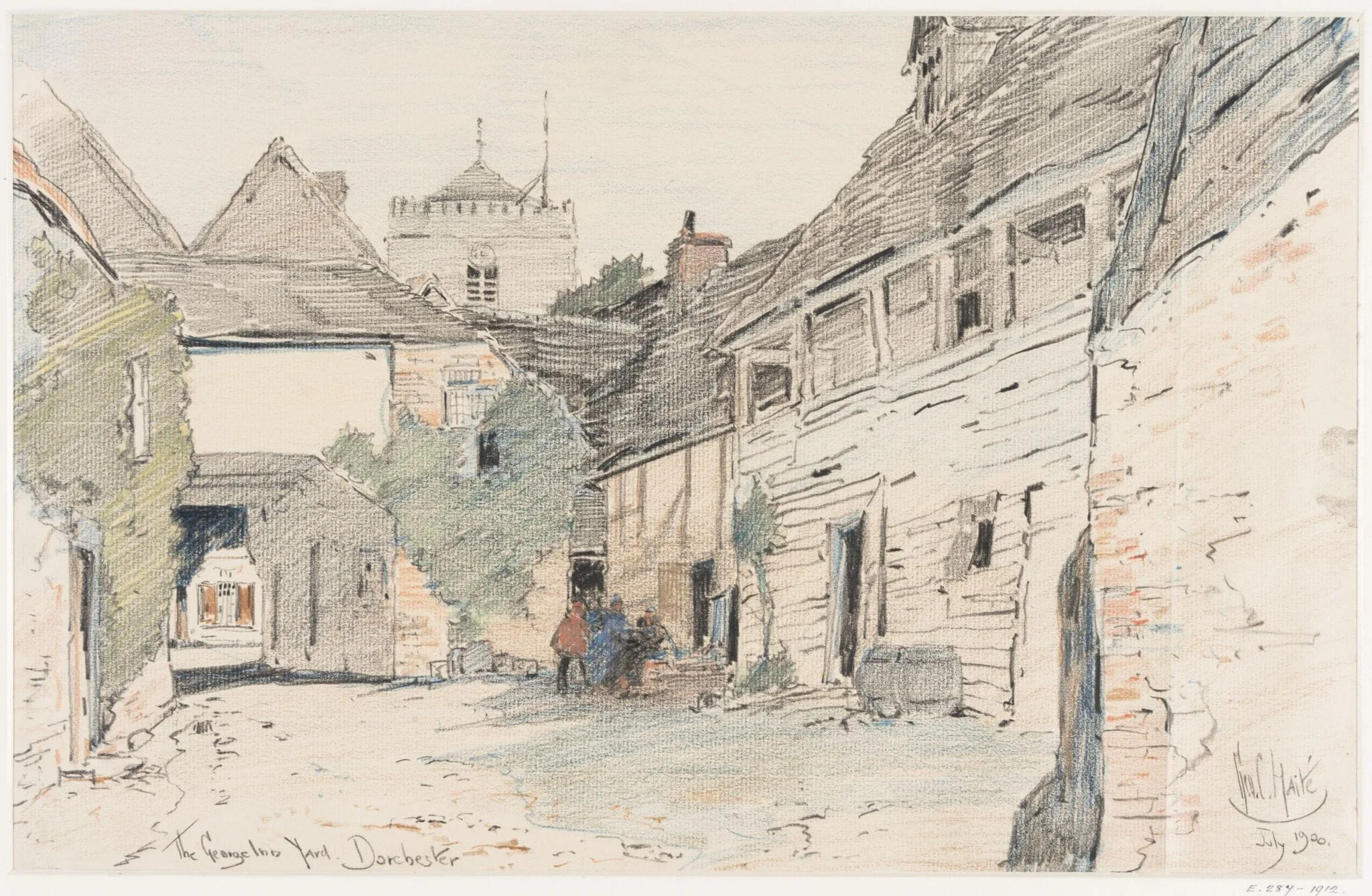 The George Inn Yard, Dorchester., detail