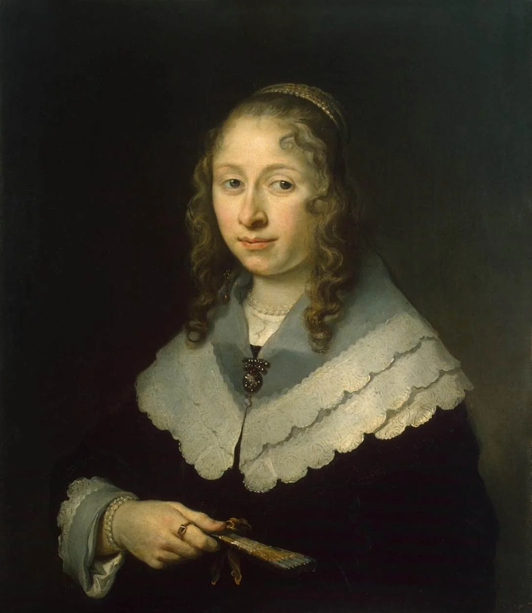 Portrait of a Woman, detail