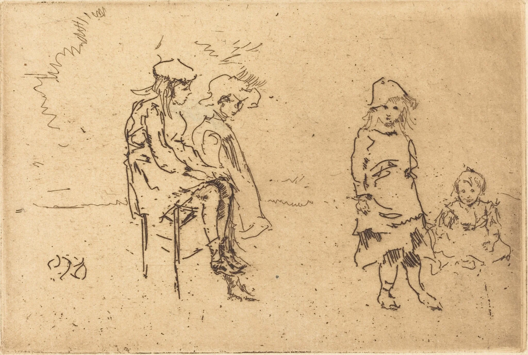The Menpes Children, detail