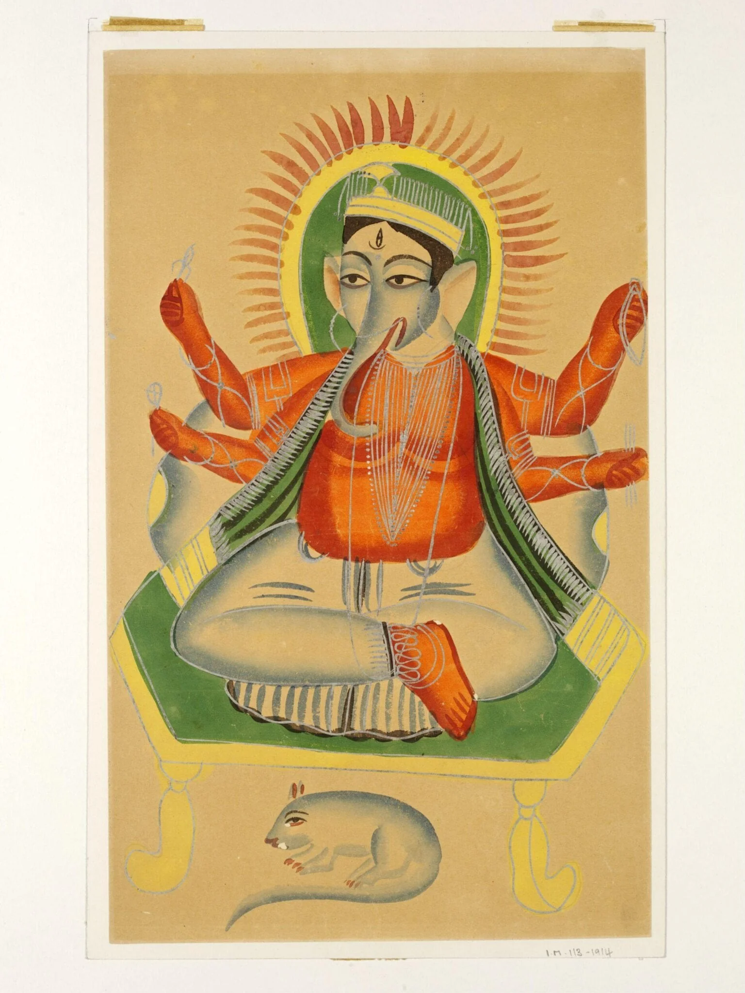 Ganesha, detail