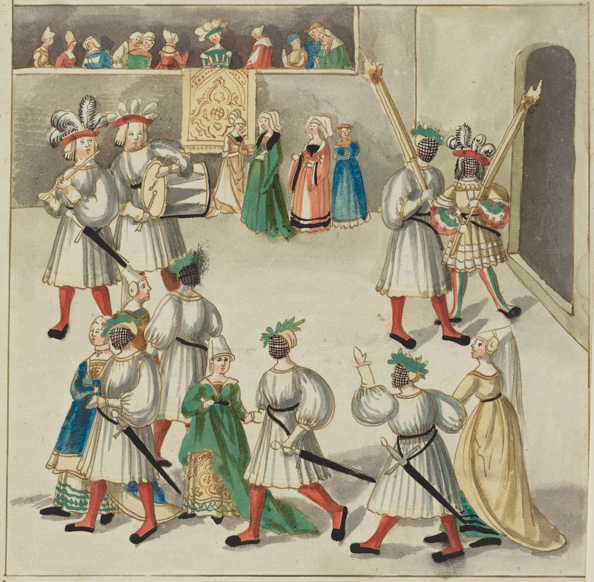 Masquerade, detail