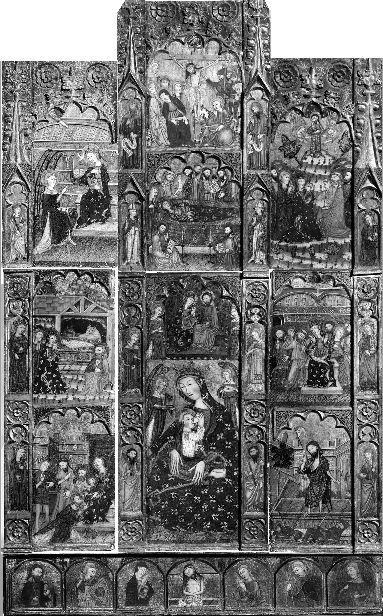 Retable, detail