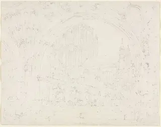 Hereford Cathedral, by Joseph Mallord William Turner, 1793