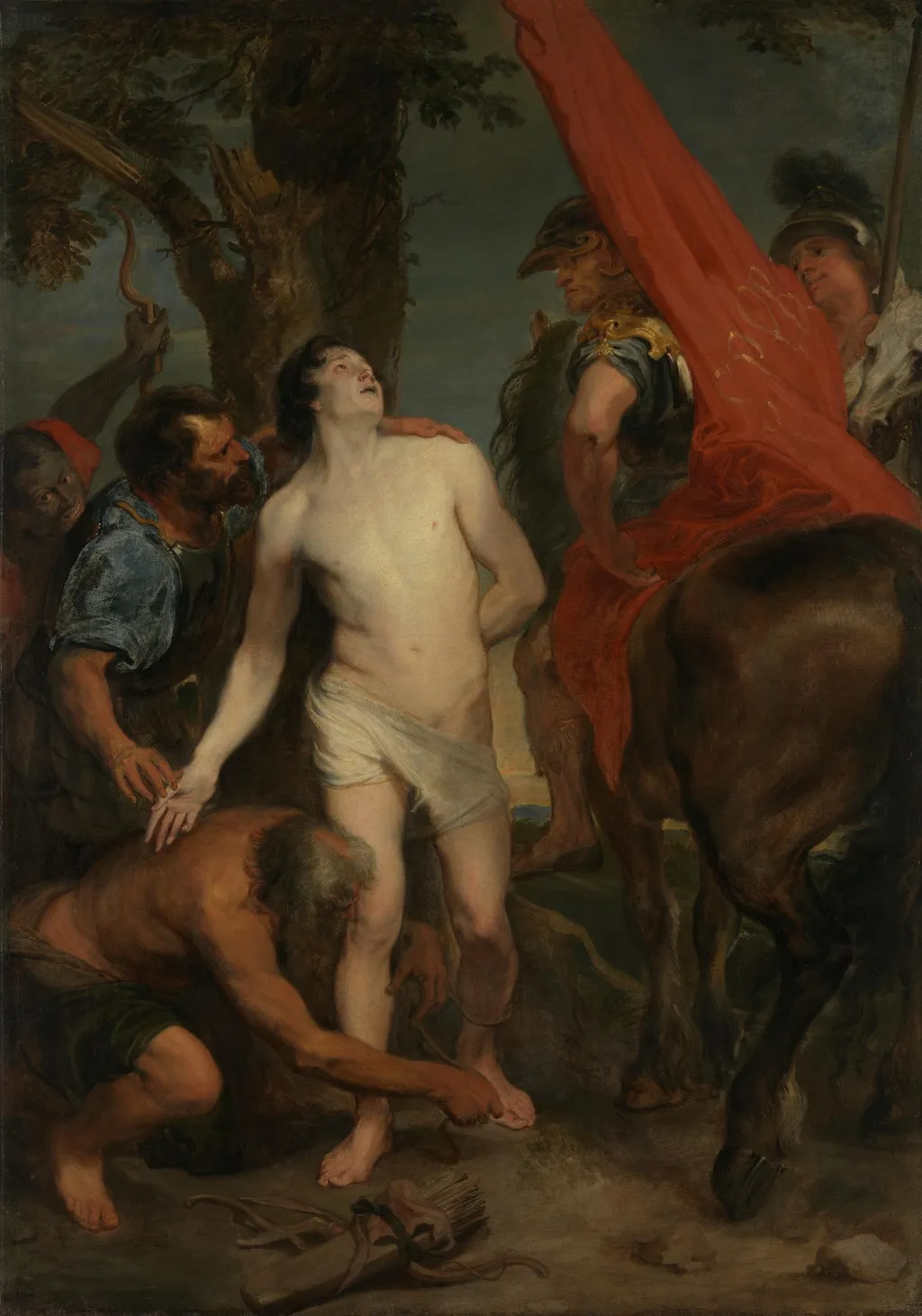 The Martyrdom of Saint Sebastian, by Anthony van Dyck, oil, 1620