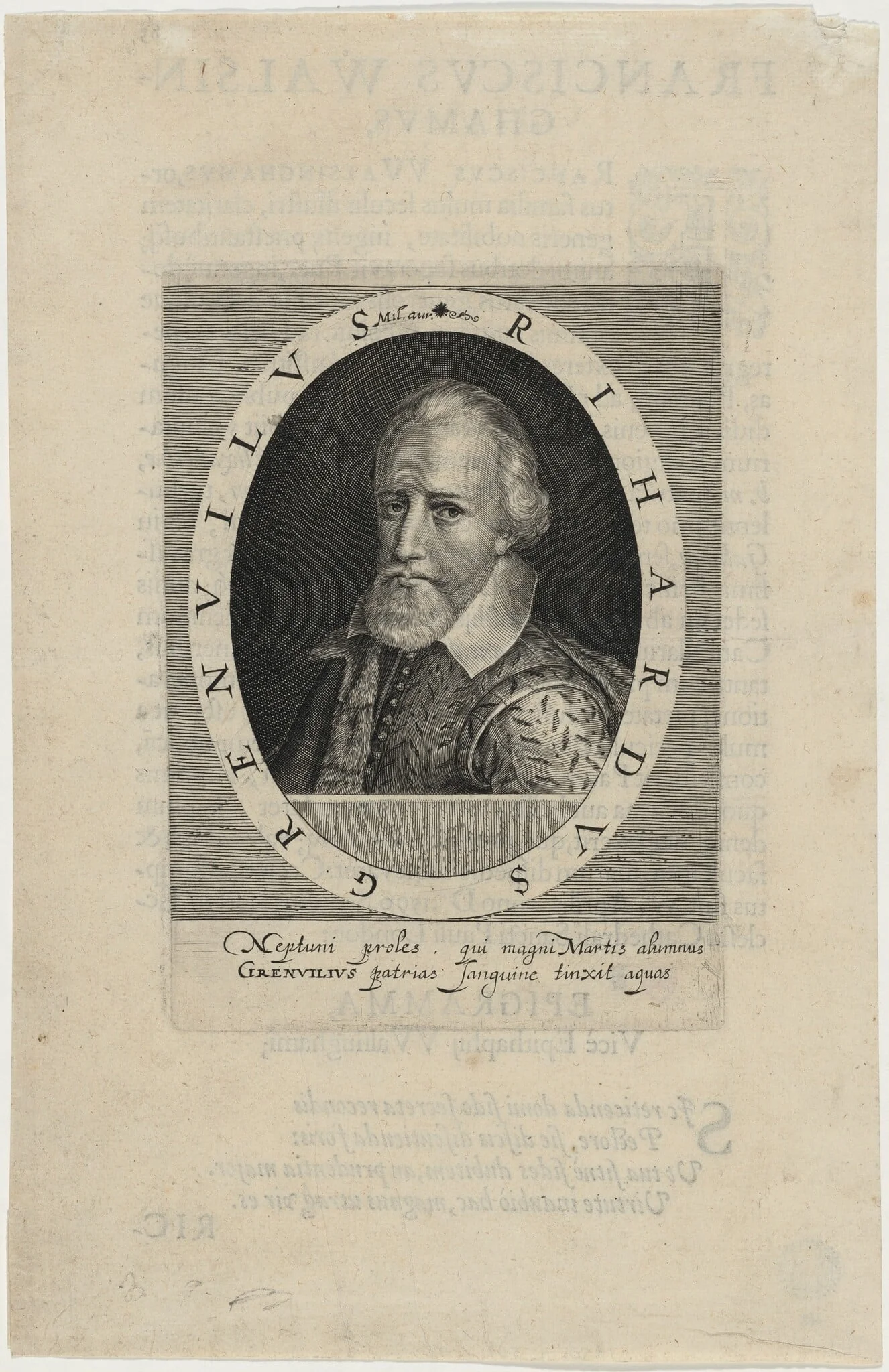 Sir Richard Grenville, Naval Commander, detail