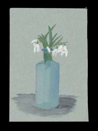 Untitled, by Beatrix Potter, watercolor, 1874