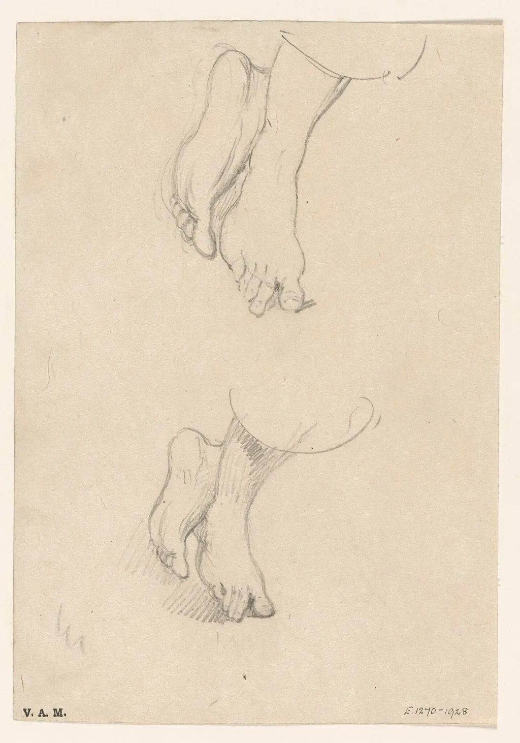 Studies of feet, by George Chinnery, 19
