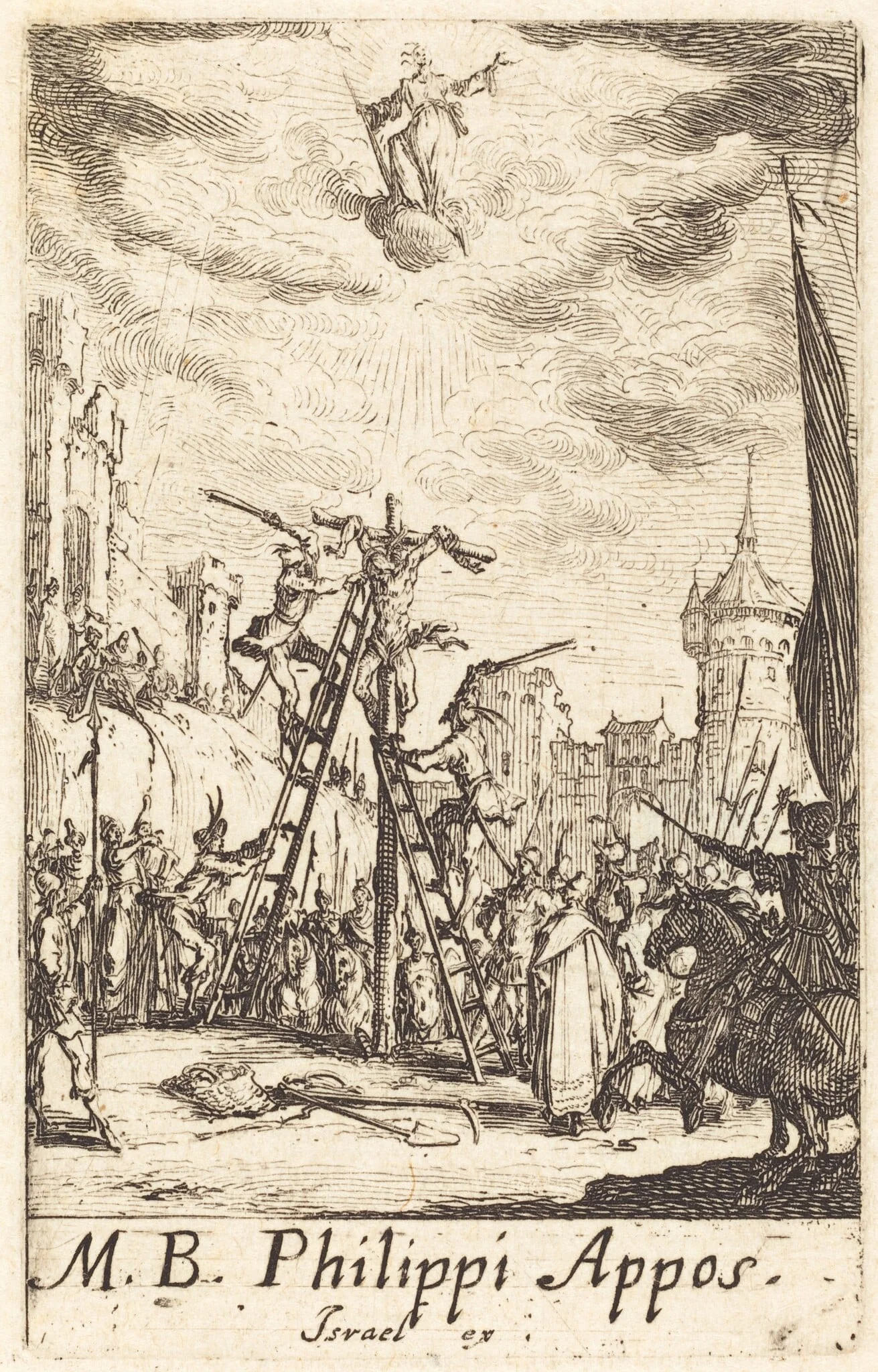 The Martyrdom of Saint Philip, detail