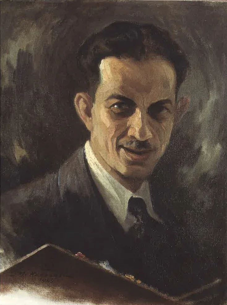 Autoportrait with the Palette, detail