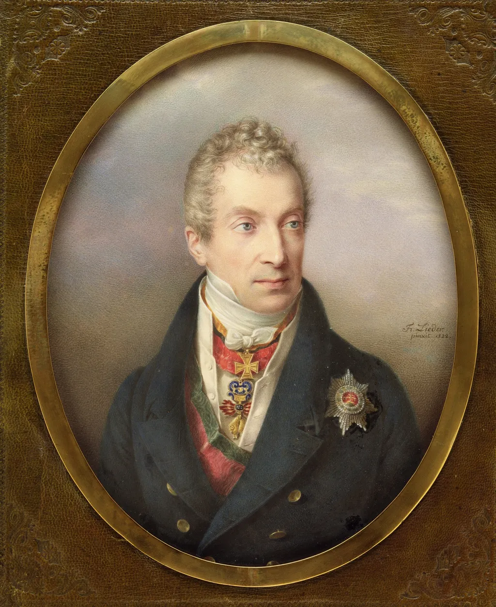 Prince Klemens Wenzel Lothar von Metternich (1773–1859), by Friedrich Lieder, unspecified, 1822