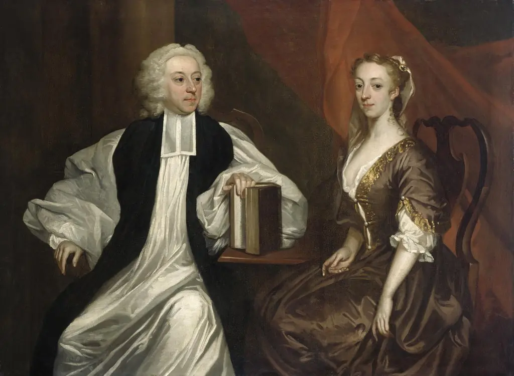 Double Portrait of Bishop Robert Clayton (1695-1758) and his Wife Katherine (née Donnellan) (d.1766), by James Latham, oil, 1740