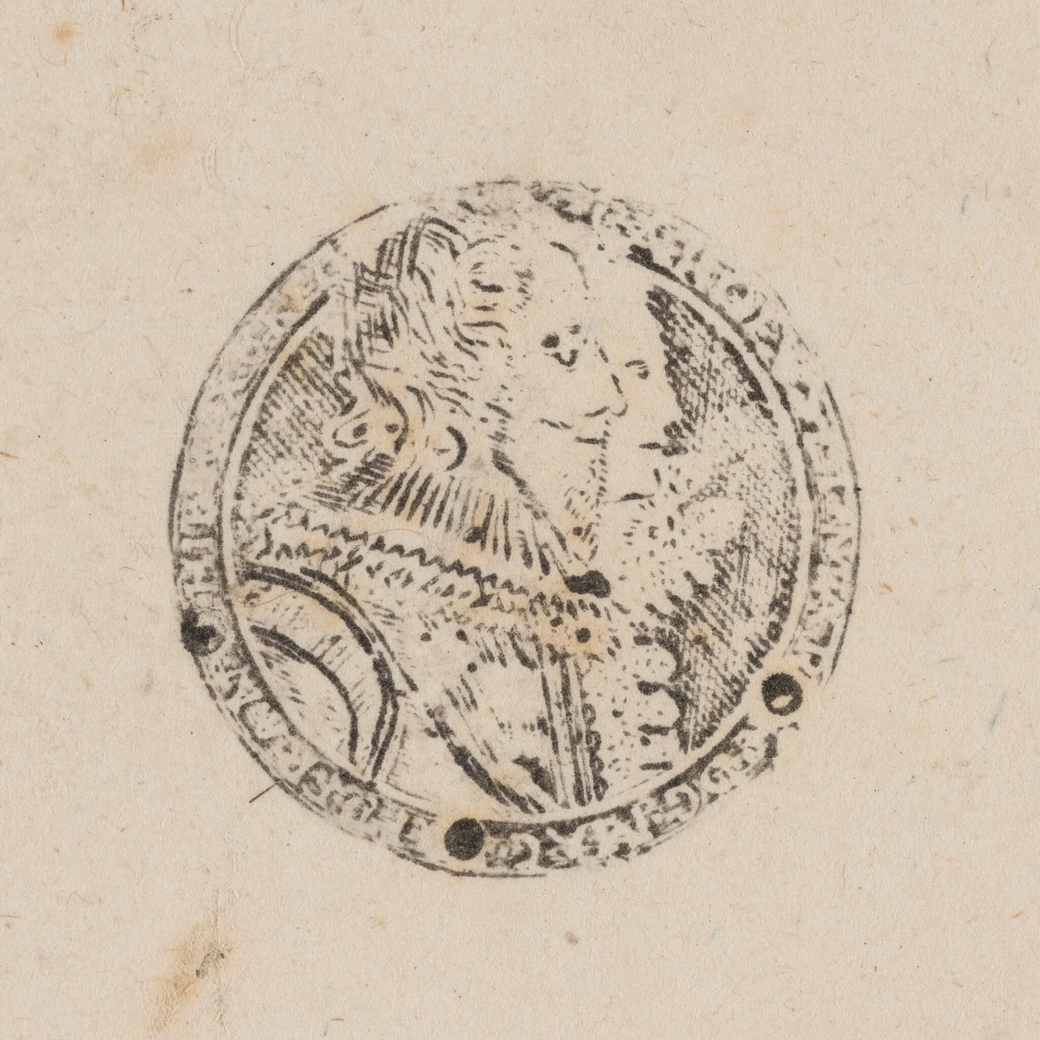 Charles I and Henrietta Maria Facing to the Right [left half], detail