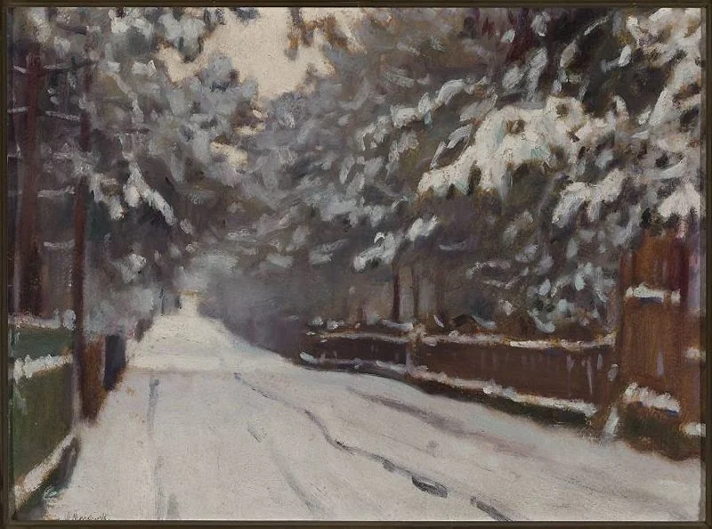 Winter morning II, detail