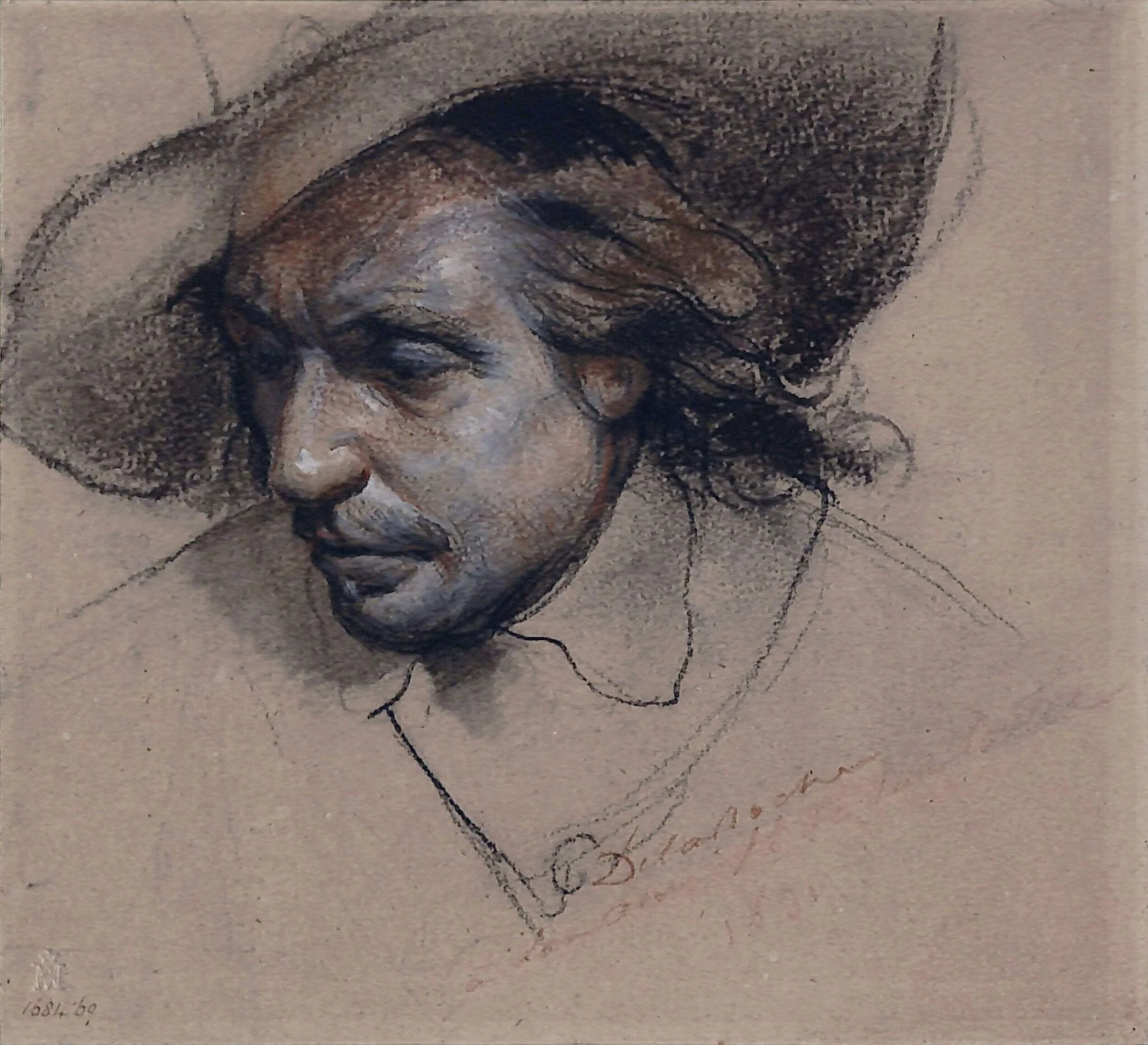 Oliver Cromwell, detail