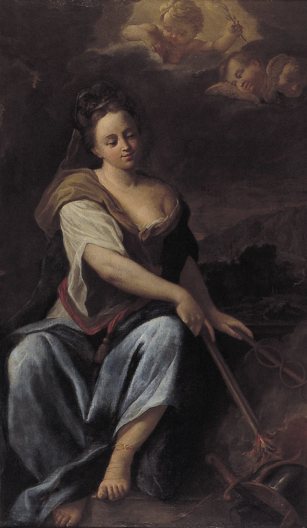 Peace Extinguishes the Flame of War, detail